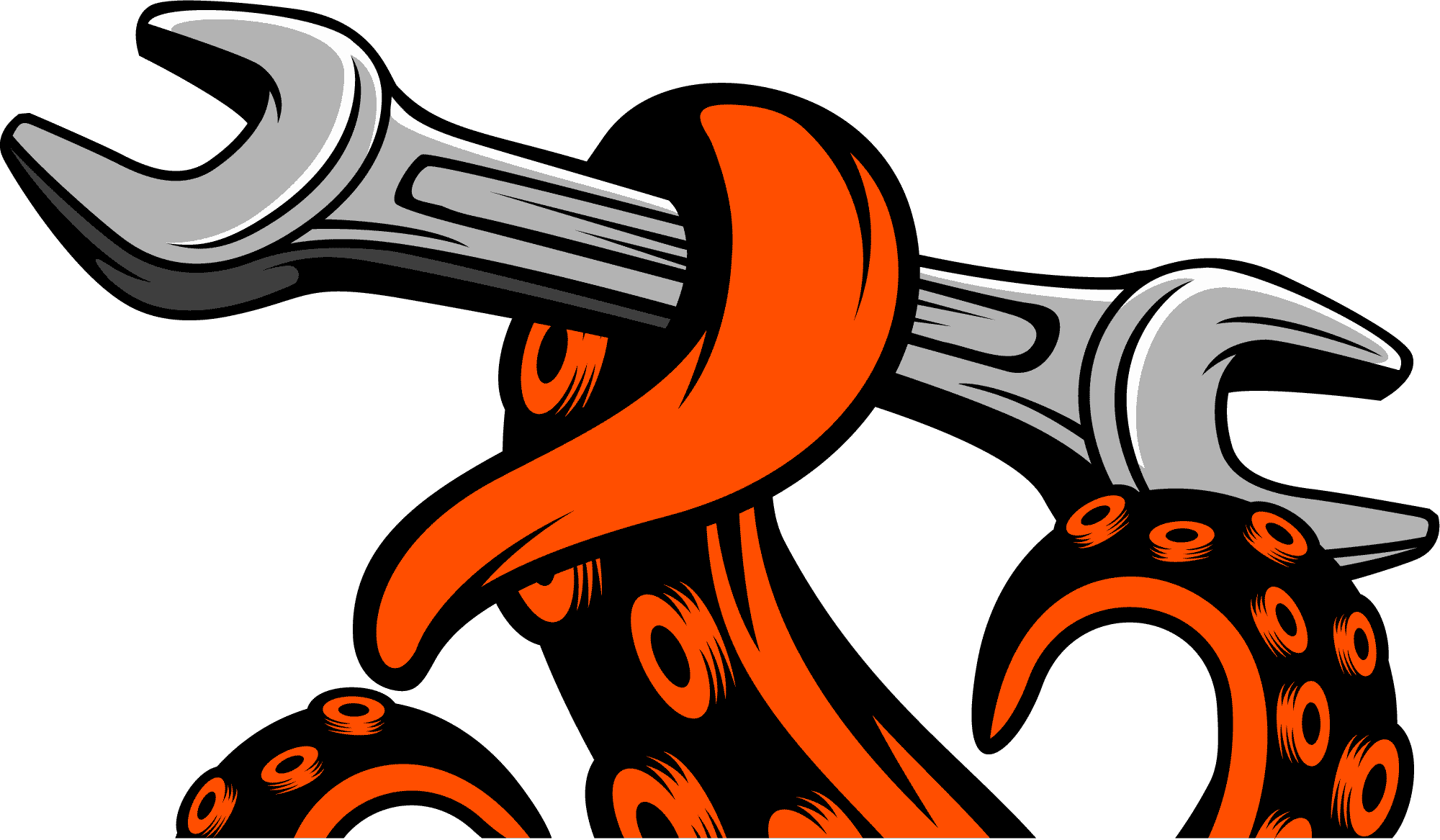 Octopus arm background